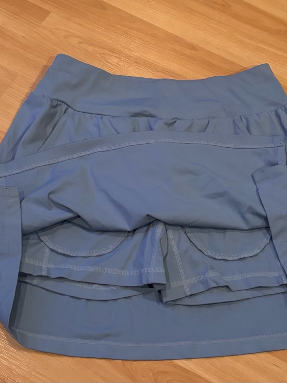 Travis Mathew Sky Blue Women's Active Golf Skort - Picture 6 of 7